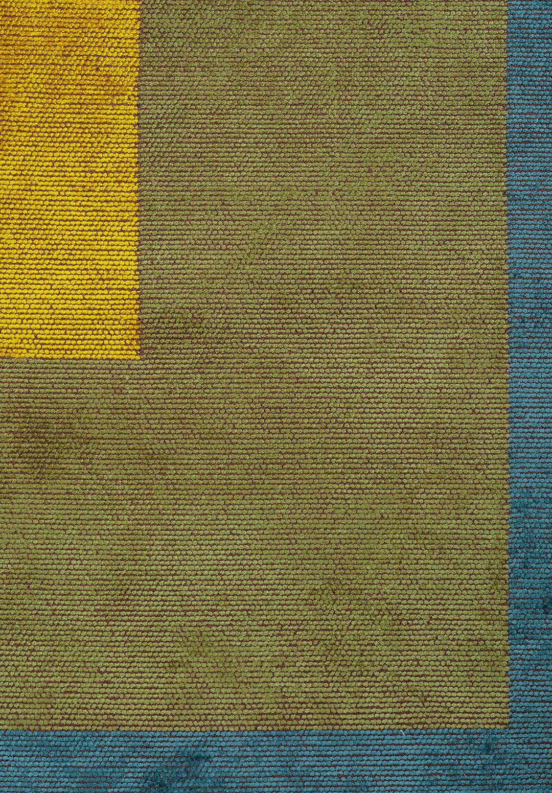 HALL PETROL - GREEN - YELLOW - BONE RUG
