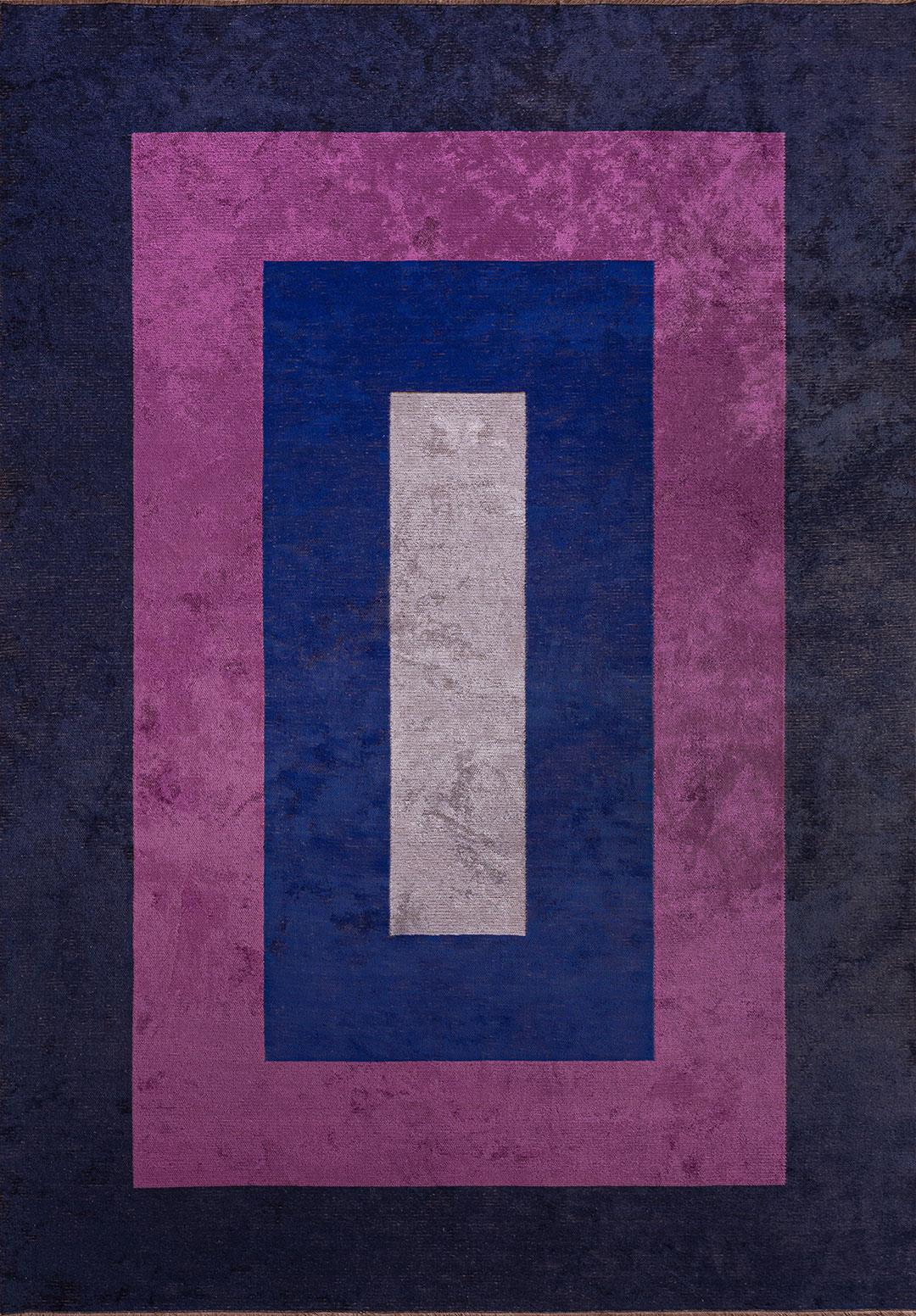 HALL DARK NAVY - PURPLE - SAX BLUE - LILAC RUG