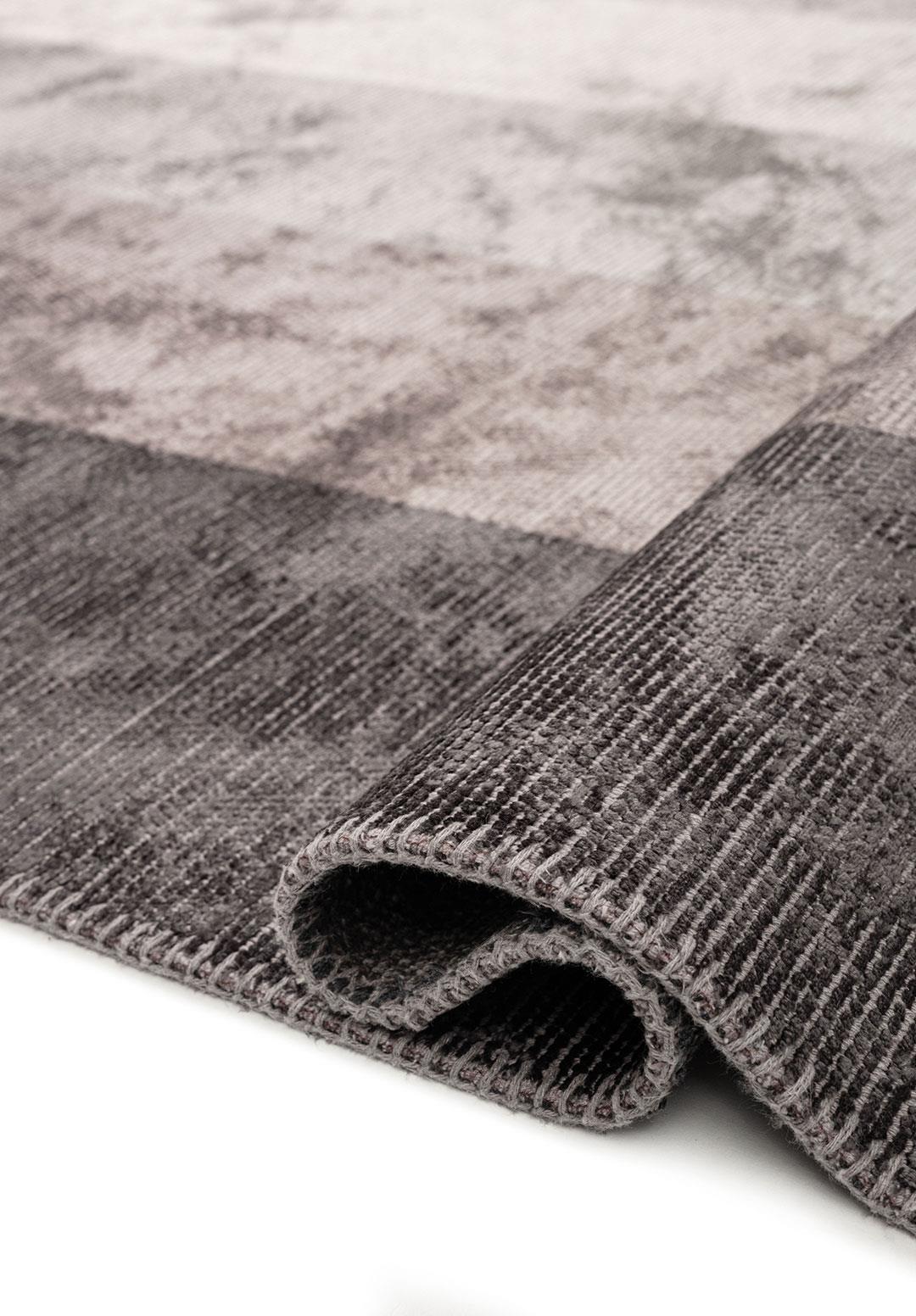 HALL CHARCOAL - DARK GREY - GREY - LIGHT CREAM RUG