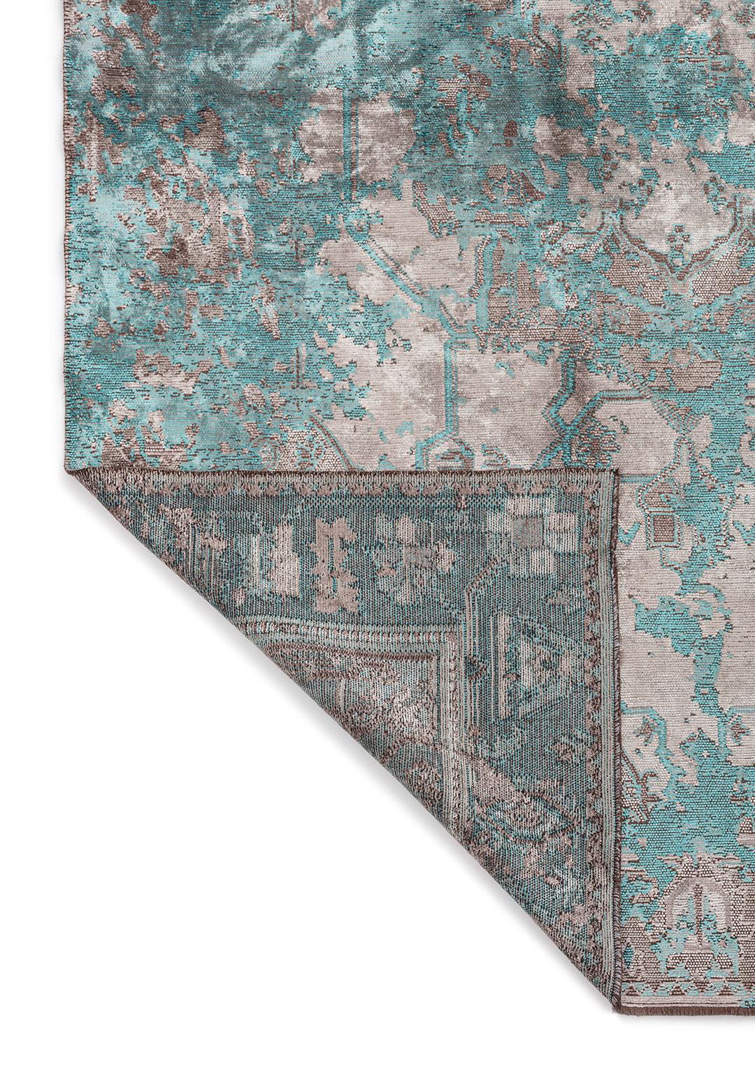 MONARCH ERA TURQUOISE - GREY - LIGHT GREY - DARK GREY RUG