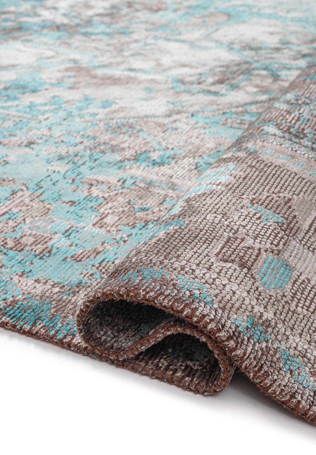 MONARCH ERA TURQUOISE - GREY - LIGHT GREY - DARK GREY RUG