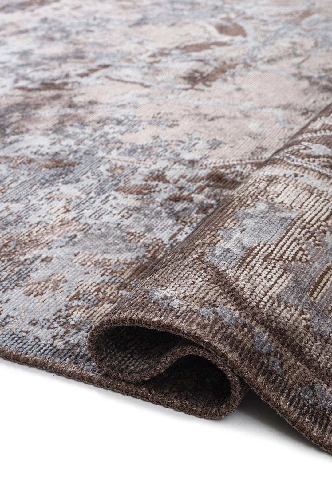 MONARCH ERA BLUE - STONE - DARK MINK - NOUGAT RUG