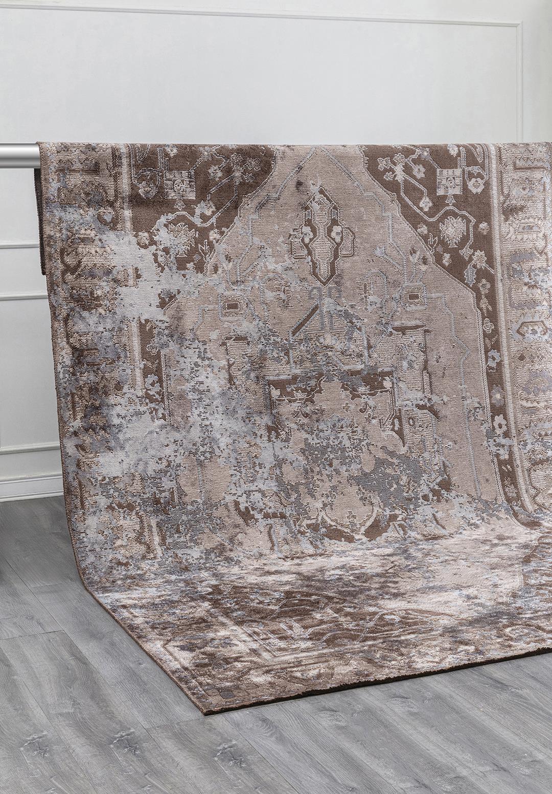 MONARCH ERA BLUE - STONE - DARK MINK - NOUGAT RUG