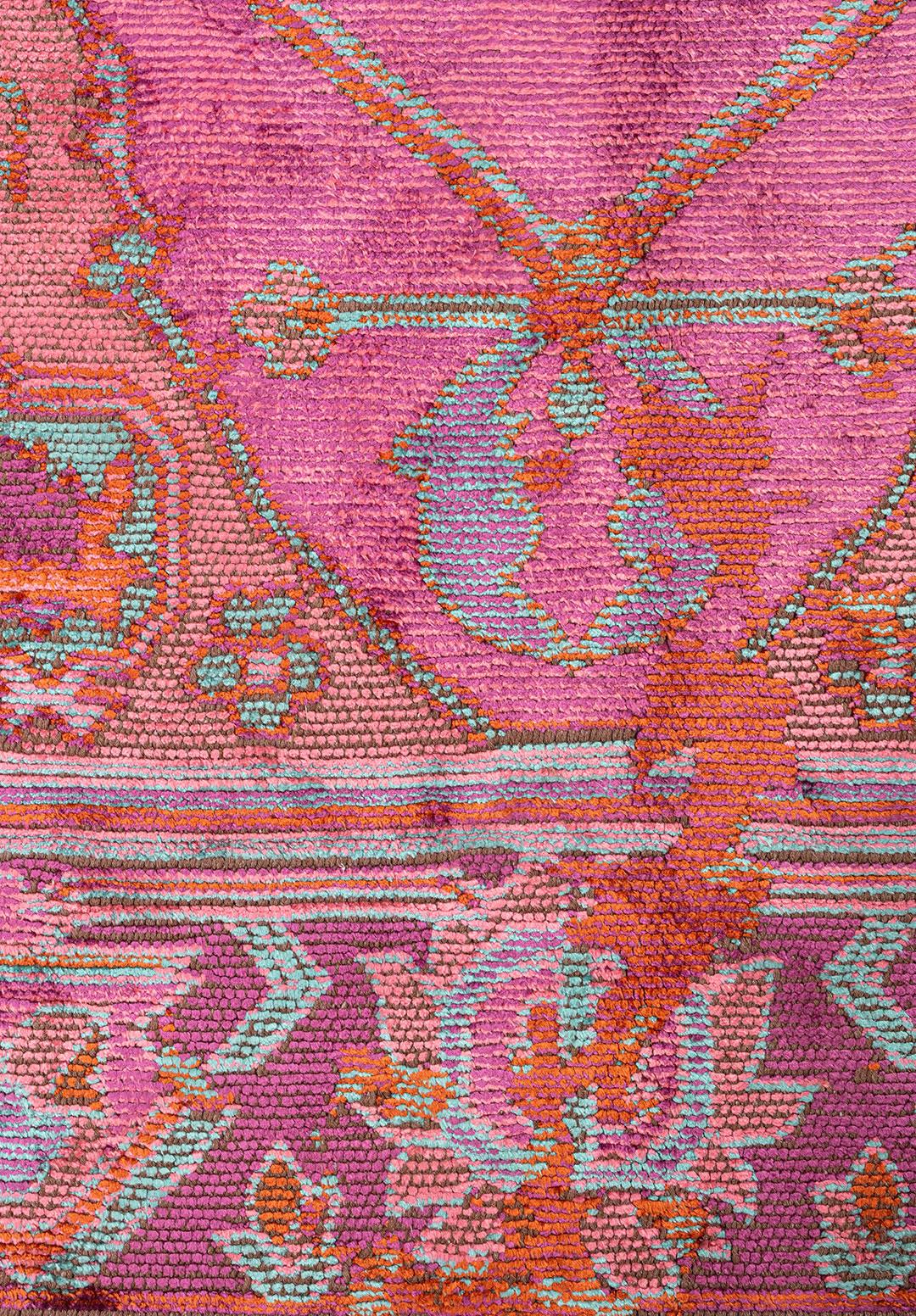 MONARCH ERA RUST - PURPLE - PINK - TURQUOISE RUG