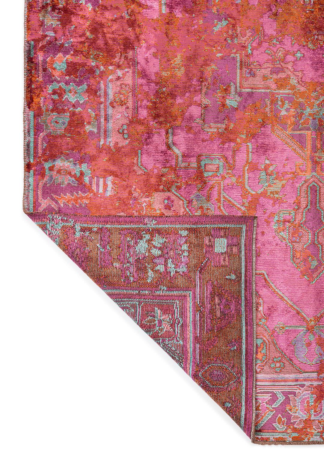 MONARCH ERA RUST - PURPLE - PINK - TURQUOISE RUG