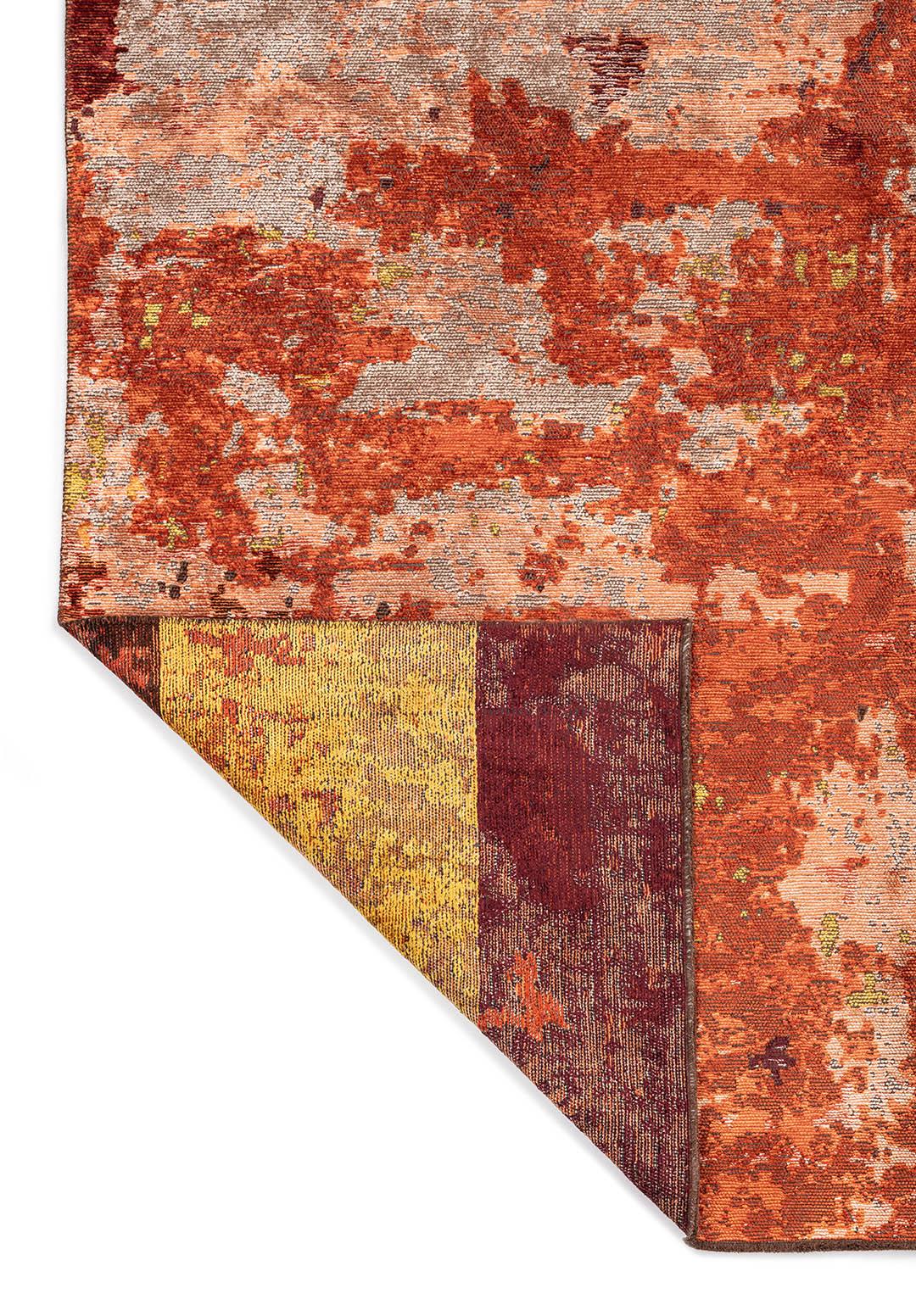 SERENITY CREAM - TERRA - RUST - YELLOW - CHERRY - DARK BROWN RUG