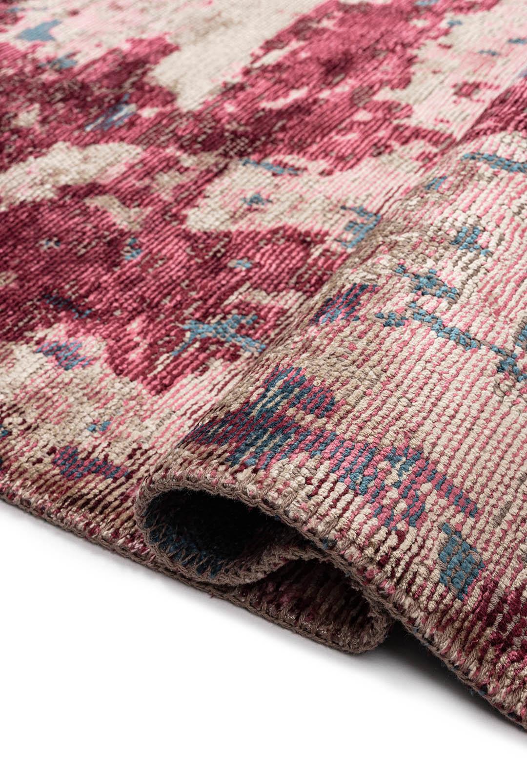 SERENITY BEIGE - ROSE - CHERRY - PETROL - ICE BLUE - DAMSON RUG