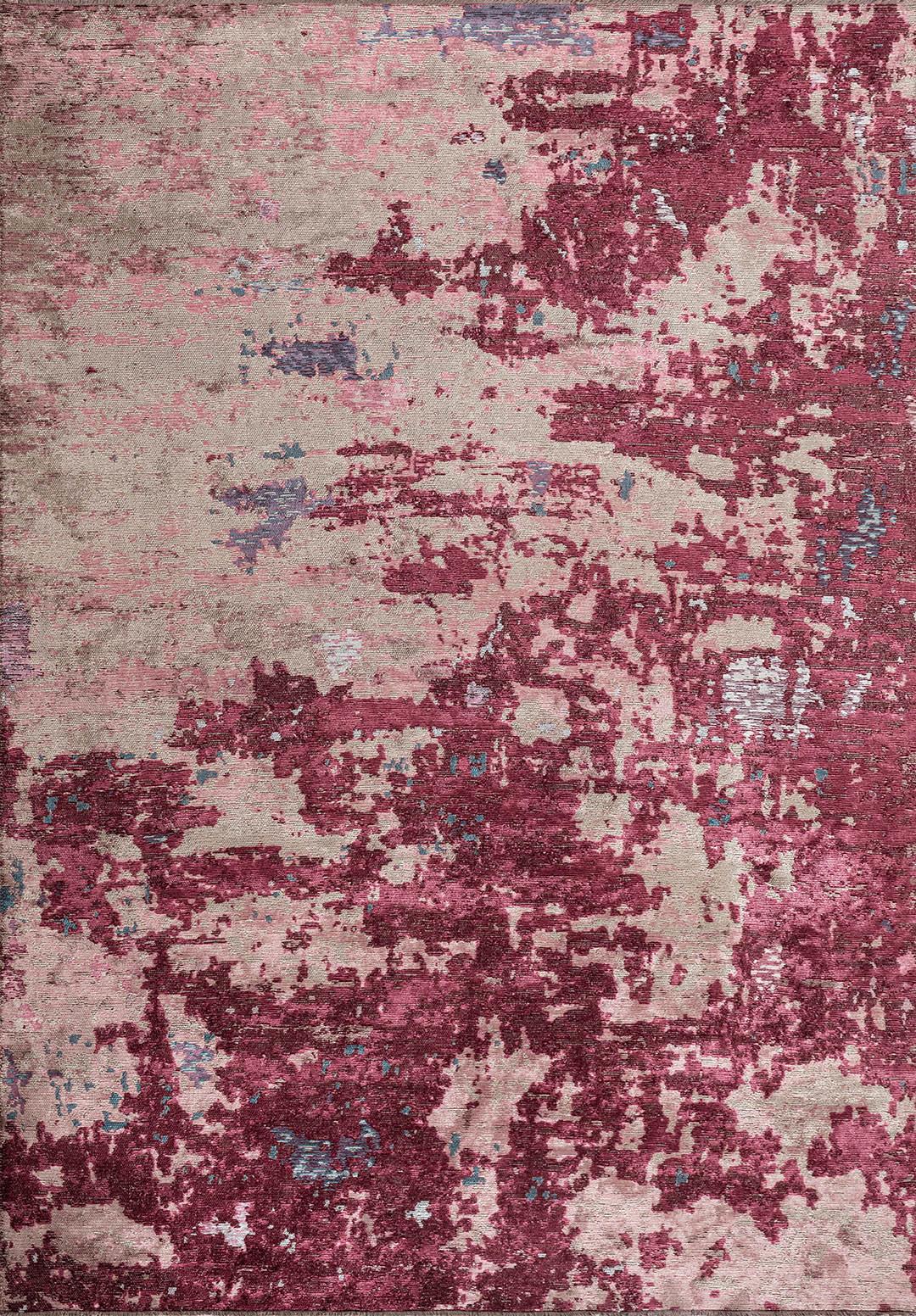 SERENITY BEIGE - ROSE - CHERRY - PETROL - ICE BLUE - DAMSON RUG