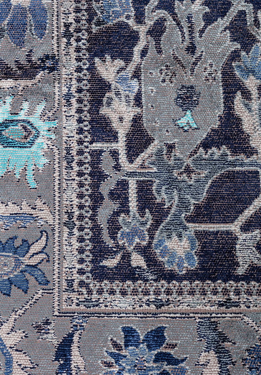 MAJESTY BLUE - BONE - NAVY BLUE - DARK NAVY - TURQUOISE RUG