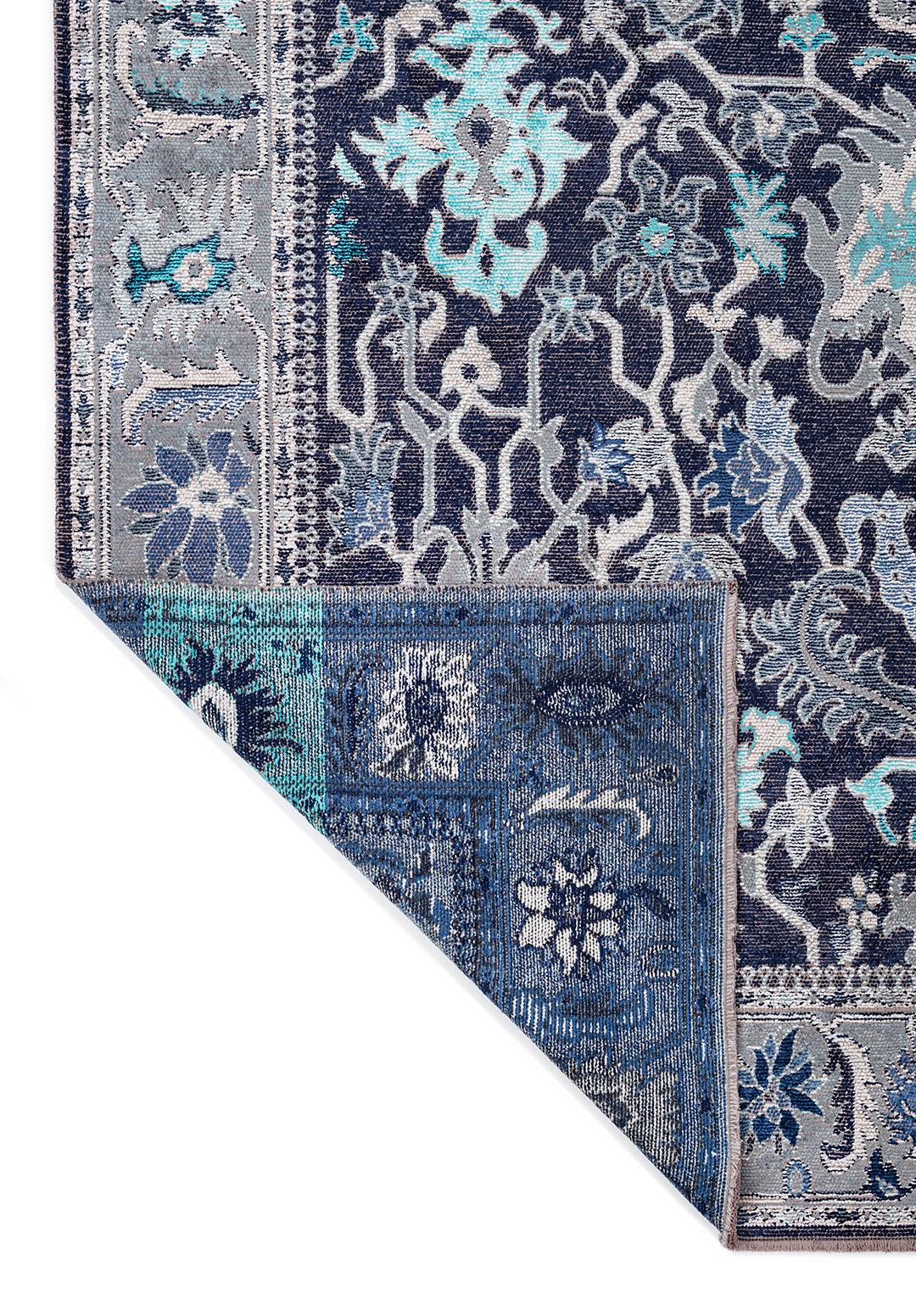 MAJESTY BLUE - BONE - NAVY BLUE - DARK NAVY - TURQUOISE RUG