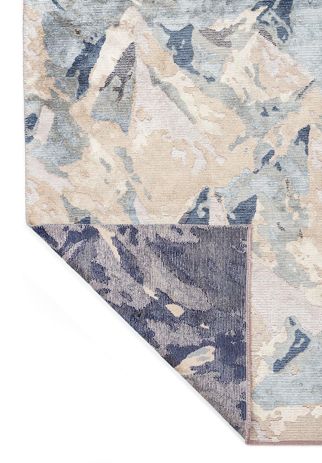 UTOPIA BONE - BEIGE - BLUE - DARK NAVY RUG