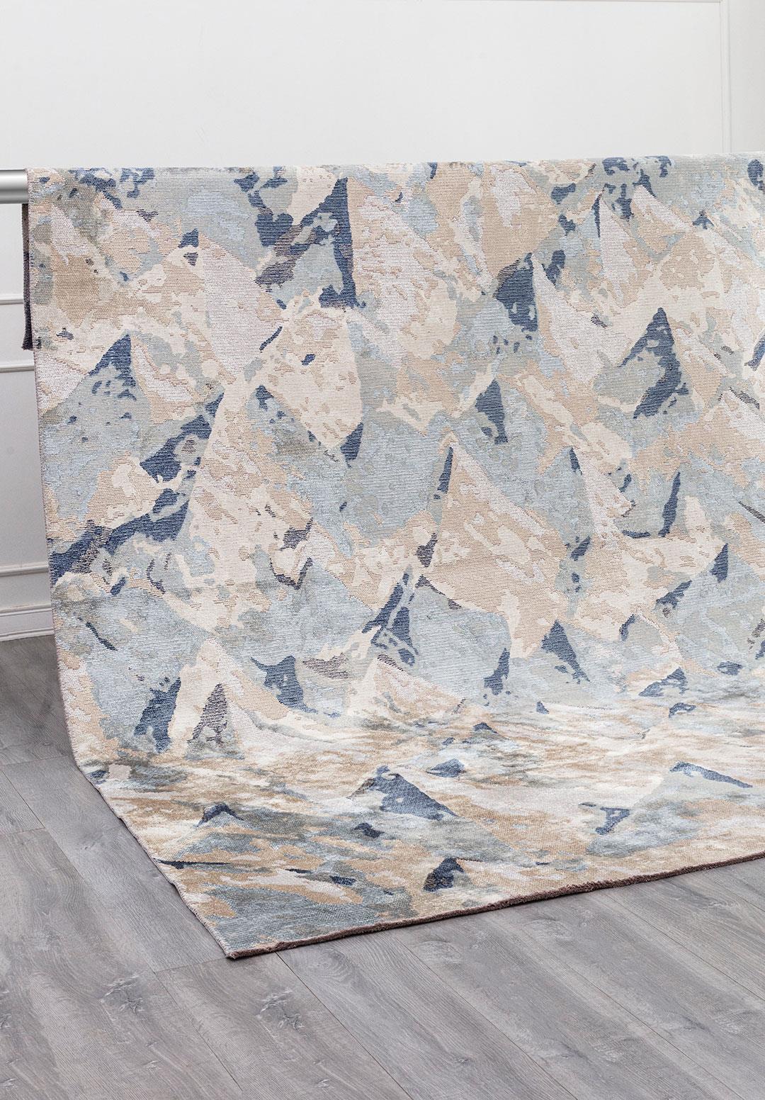 UTOPIA BONE - BEIGE - BLUE - DARK NAVY RUG