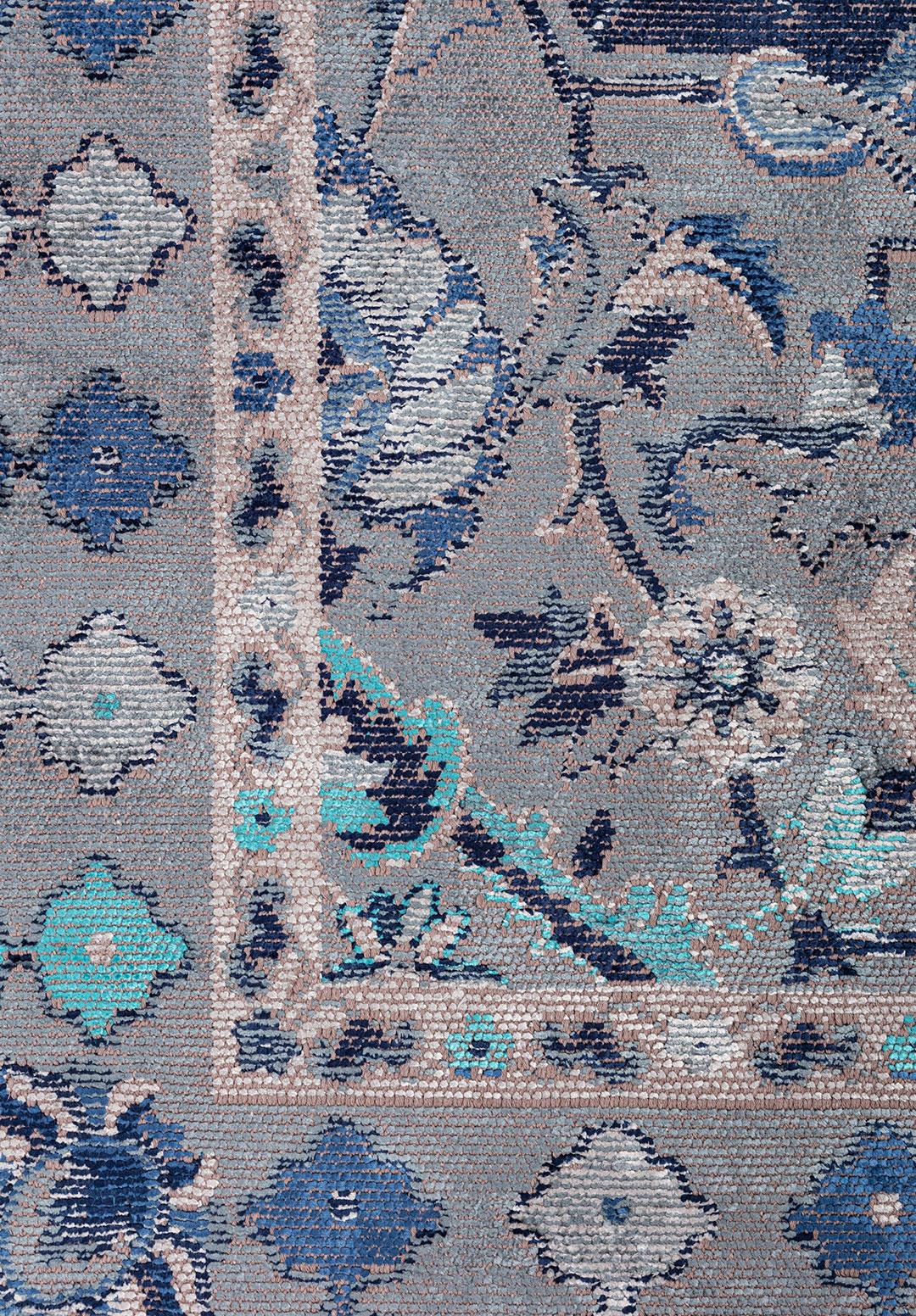 FORTRESS BLUE - NAVY BLUE - BONE - DARK NAVY - TURQUOISE - ICE BLUE RUG
