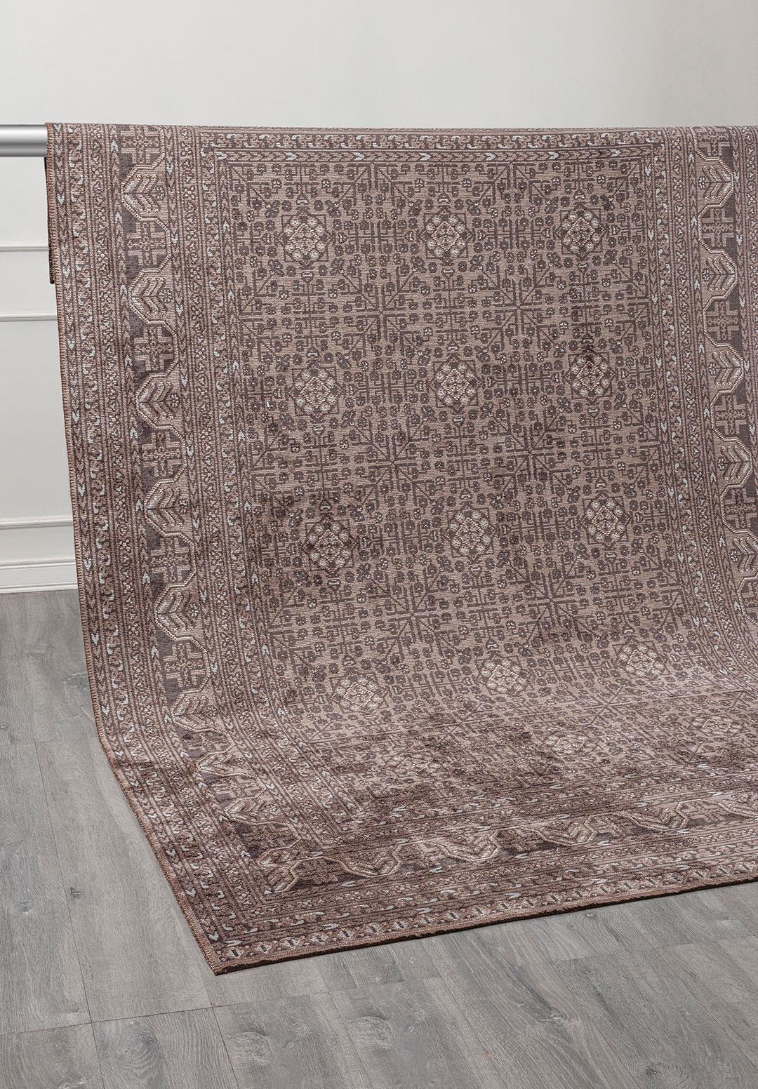 GRANDEUR LIGHT CREAM - ICE BLUE - DARK GREY - CHARCOAL RUG