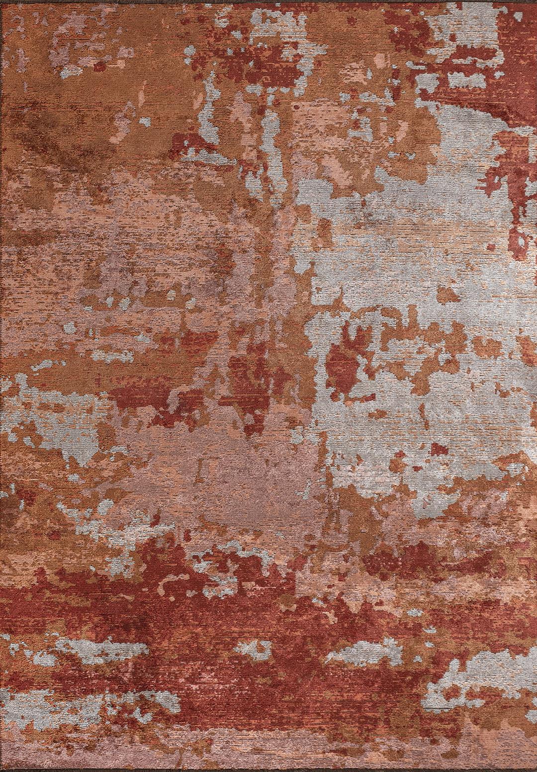 QUASAR LIGHT CORAL - LIGHT CREAM - DARK TERRA - TERRA RUG