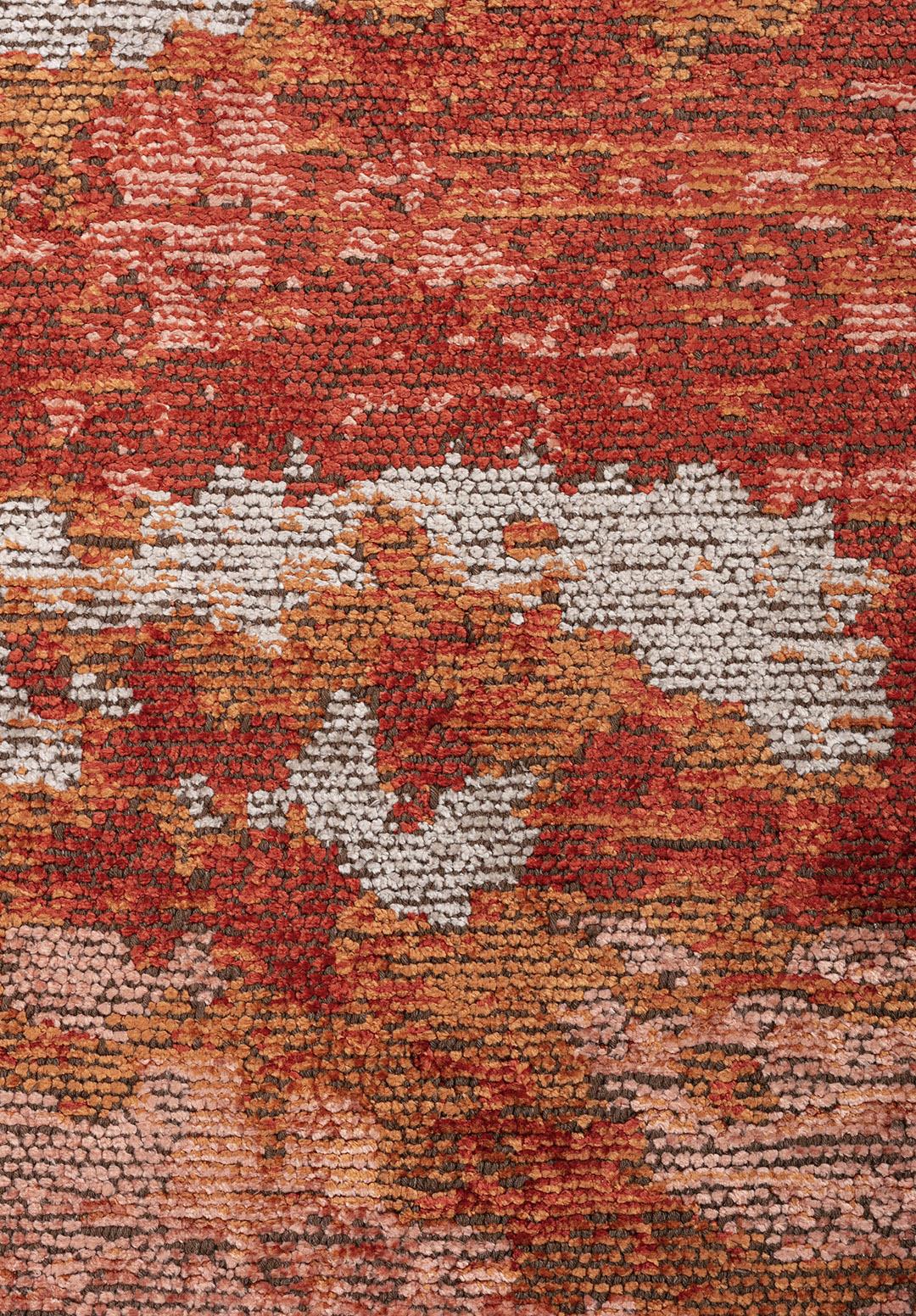 QUASAR LIGHT CORAL - LIGHT CREAM - DARK TERRA - TERRA RUG