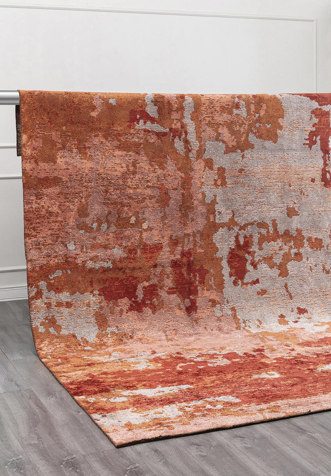 QUASAR LIGHT CORAL - LIGHT CREAM - DARK TERRA - TERRA RUG