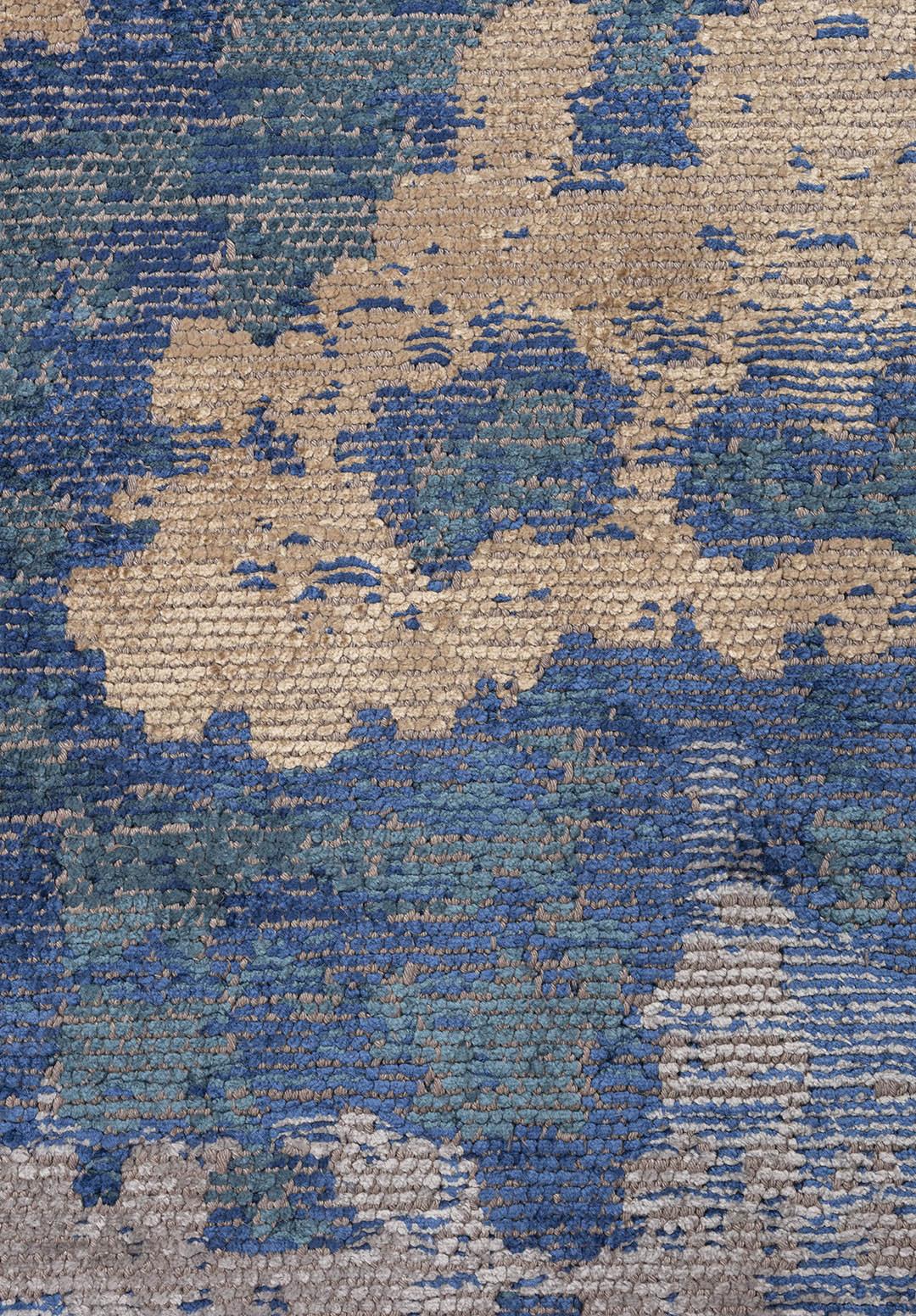 QUASAR GREY - DARK BEIGE - PETROL - NAVY BLUE RUG