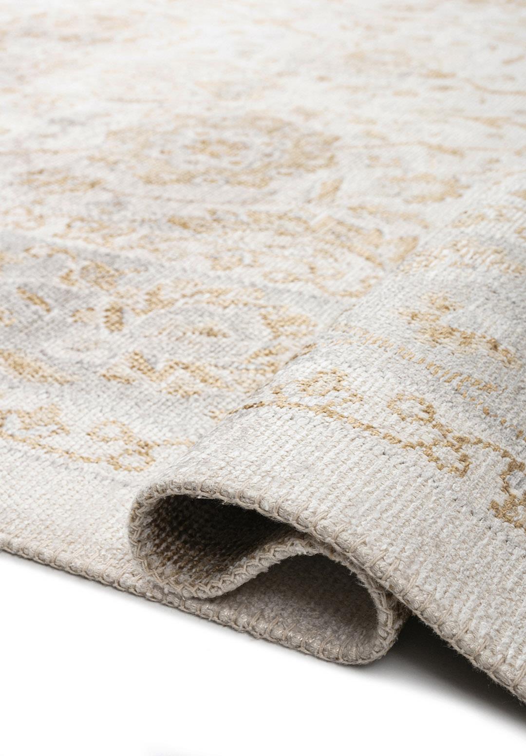 DAHLIA ECRU - DARK BEIGE - BEIGE - LIGHT GREY RUG