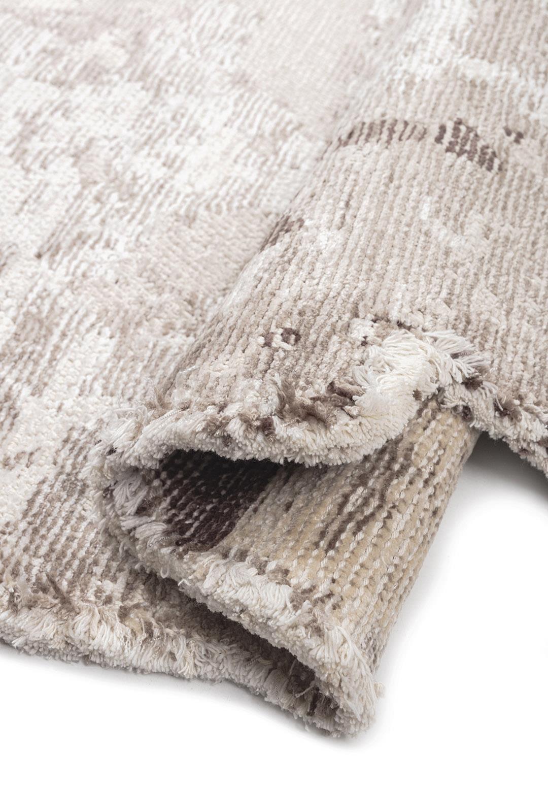 SERENITY STONE - NOUGAT - ECRU - LIGHT CREAM - CREAM - DARK MINK RUG