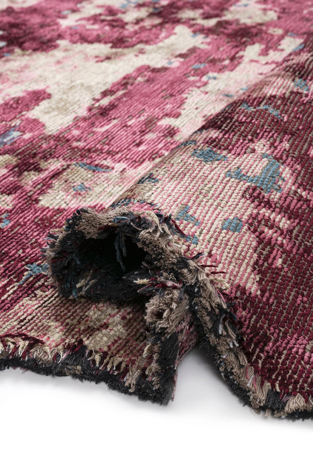 SERENITY BEIGE - ROSE - CHERRY - PETROL - ICE BLUE - DAMSON RUG