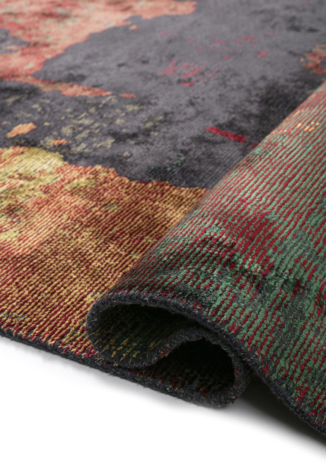 LUSH RED - YELLOW - TURQUOISE - CHARCOAL - GREEN - GRASS GREEN RUG