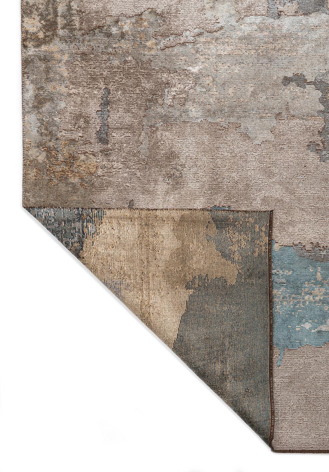 LUSH BLUE - DARK BEIGE - BEIGE - LIGHT GREY - LIGHT CREAM - PETROL RUG