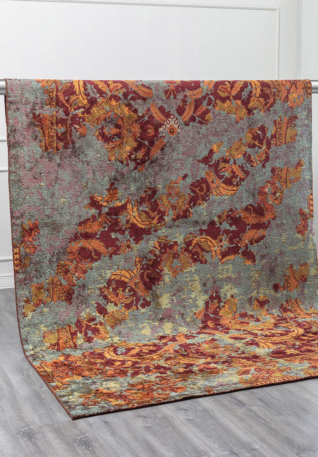 EXCELSIOR KIWI - TERRA - CHERRY - TURQUOISE RUG