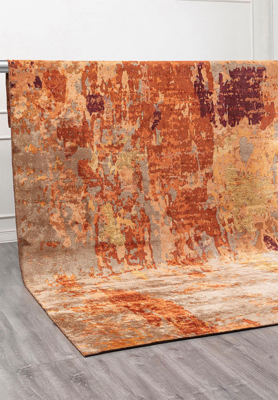BLAST DARK BEIGE - GOLD - TERRA - RUST - CHERRY RUG