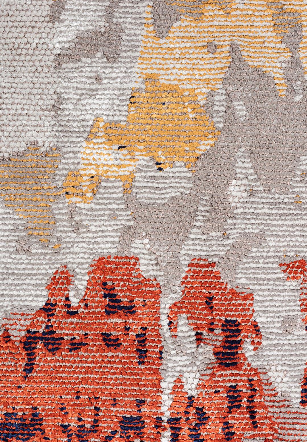 BLAST WHITE - GOLD - GREY - DARK NAVY - RUST RUG