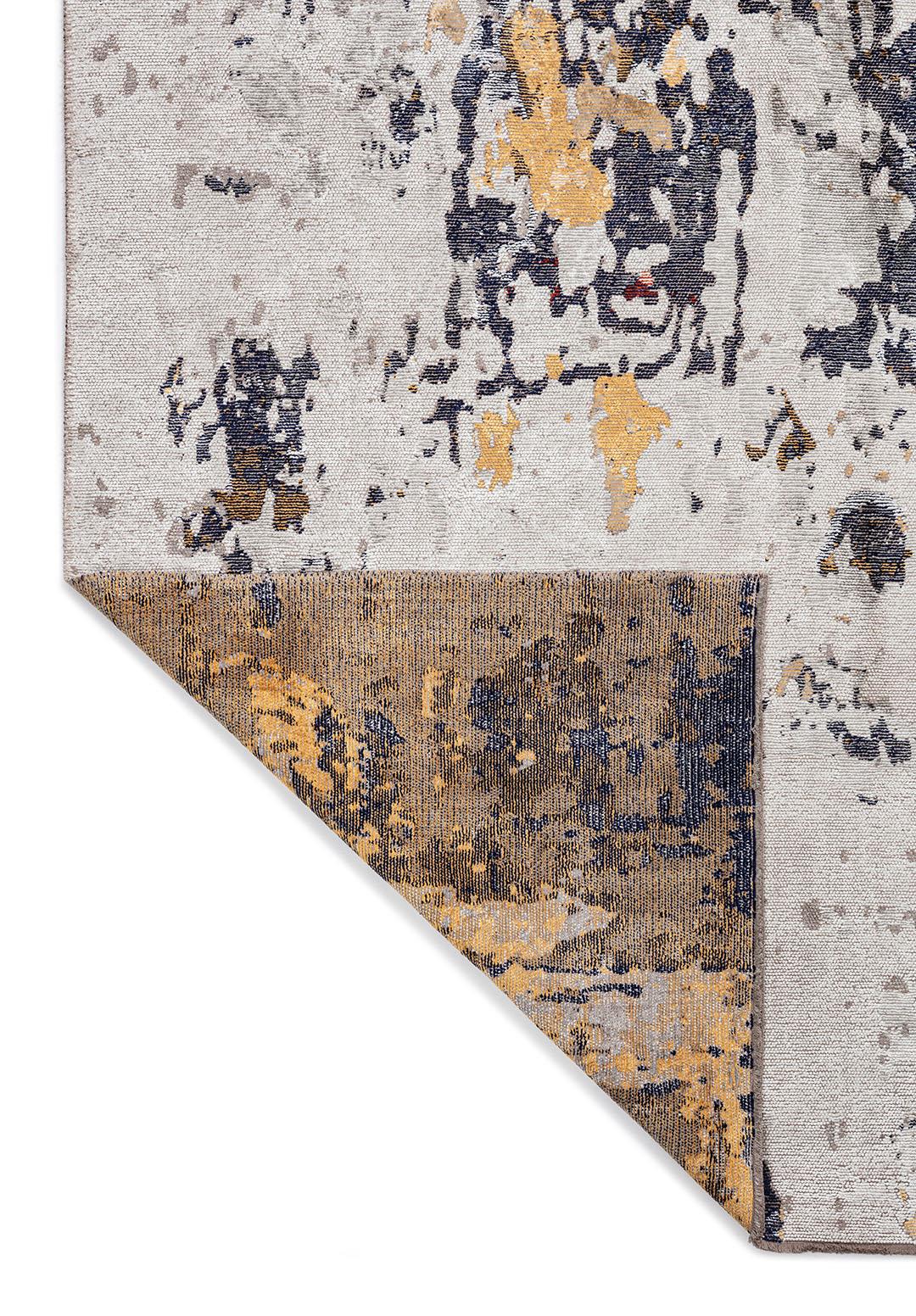BLAST WHITE - GOLD - GREY - DARK NAVY - RUST RUG