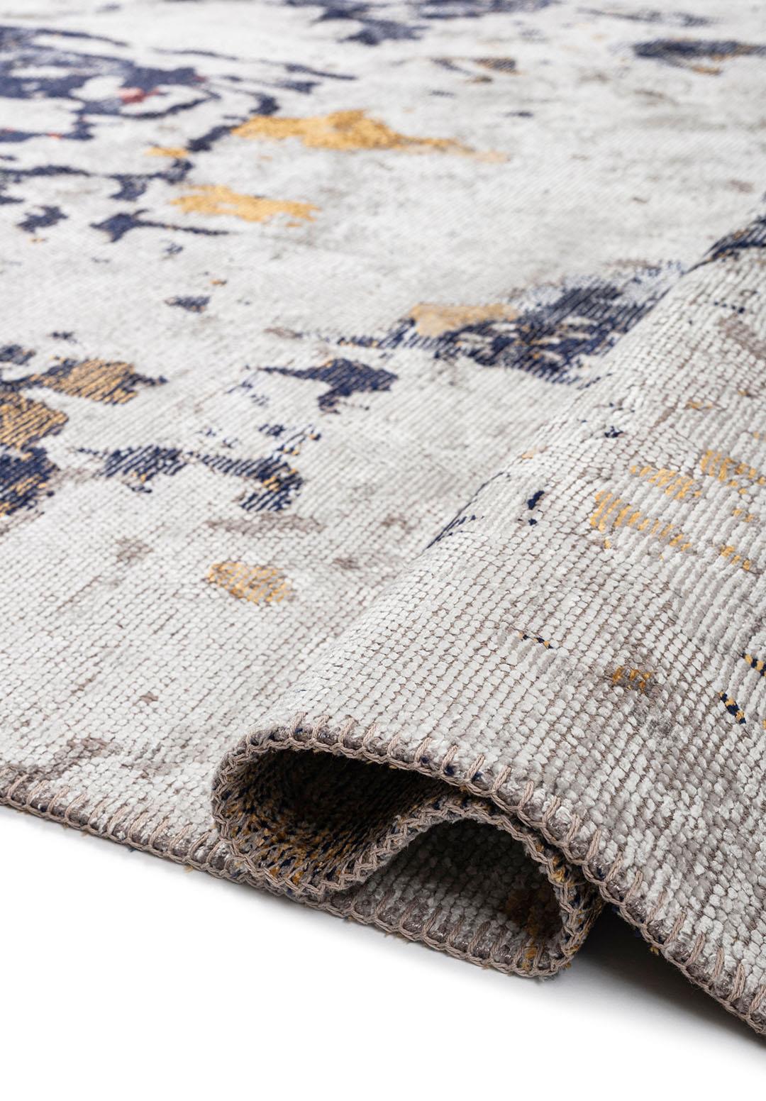 BLAST WHITE - GOLD - GREY - DARK NAVY - RUST RUG