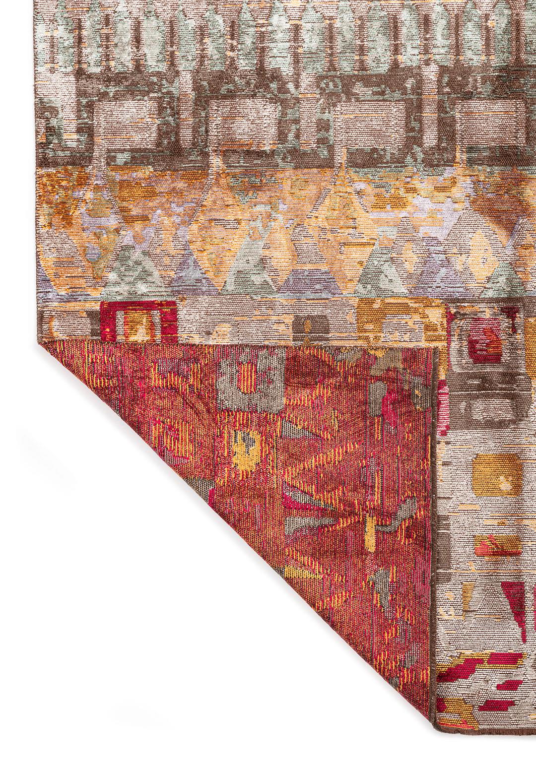 VISTA LIGHT CREAM - RIVER GREEN - MUSTARD - KHAKI - MAGENTA - LILAC RUG