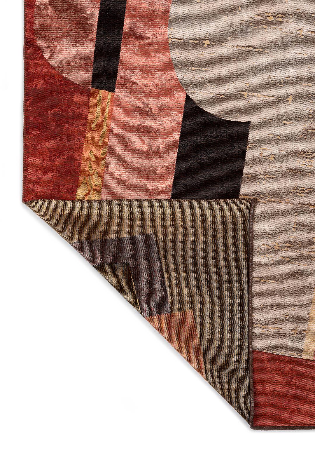 PARADOX LIGHT CREAM - GOLD - DARK TERRA - BLACK RUG