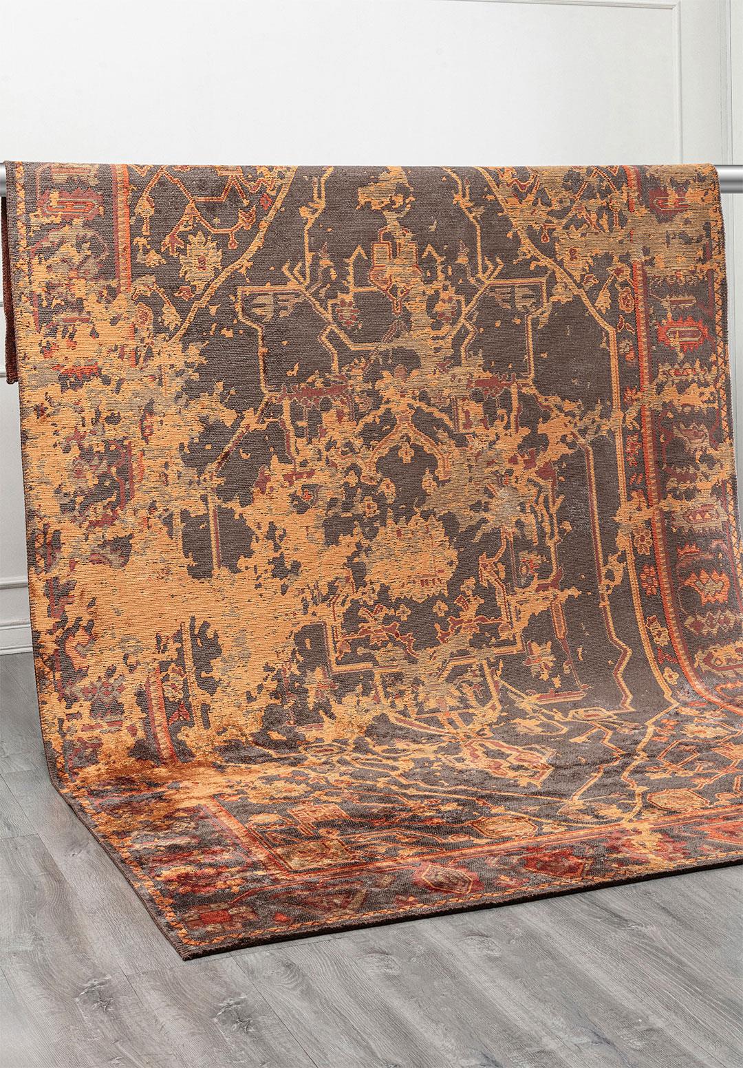 MONARCH ERA GOLD - TERRA - DARK TERRA - ANTHRACITE RUG