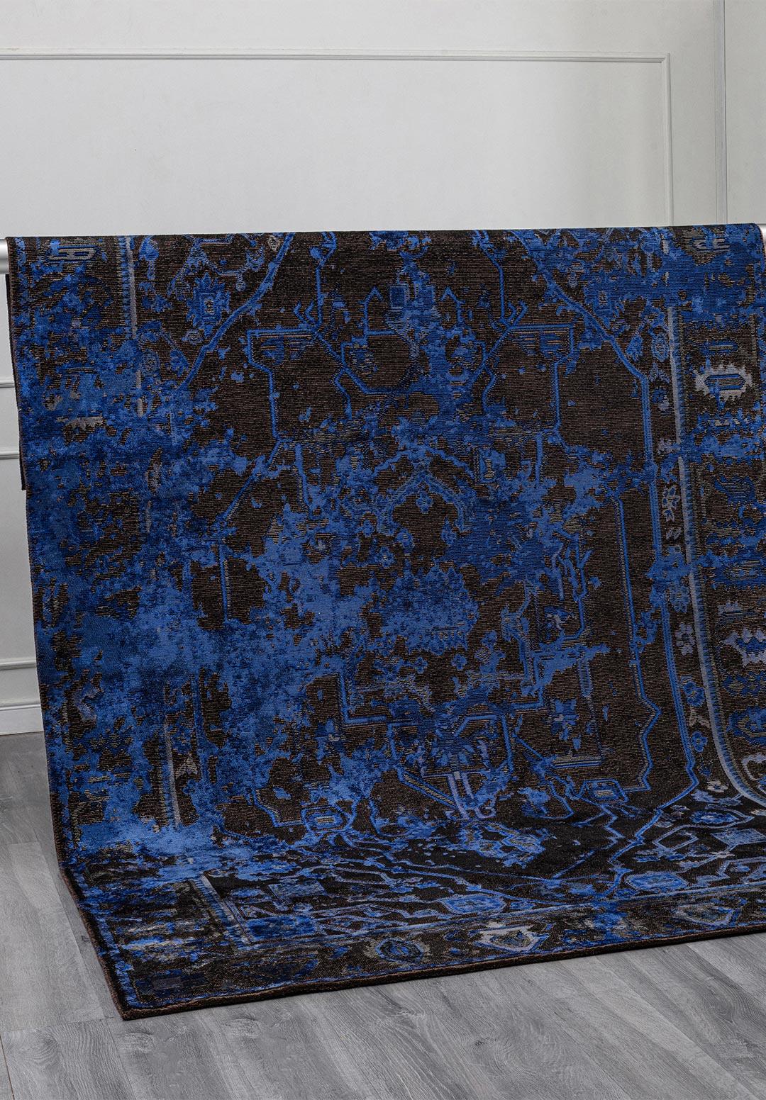 MONARCH ERA SAX BLUE - NAVY BLUE - ANTHRACITE - BLACK RUG