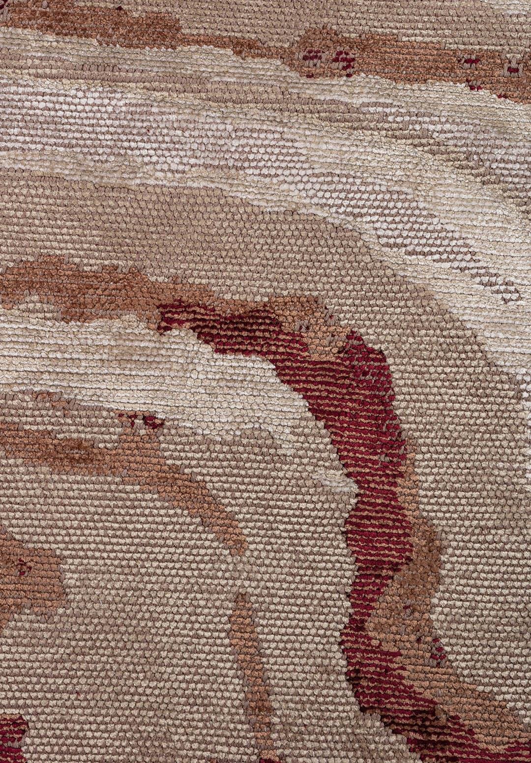 SMOKE CHERRY - MOCHA - BEIGE - BONE RUG