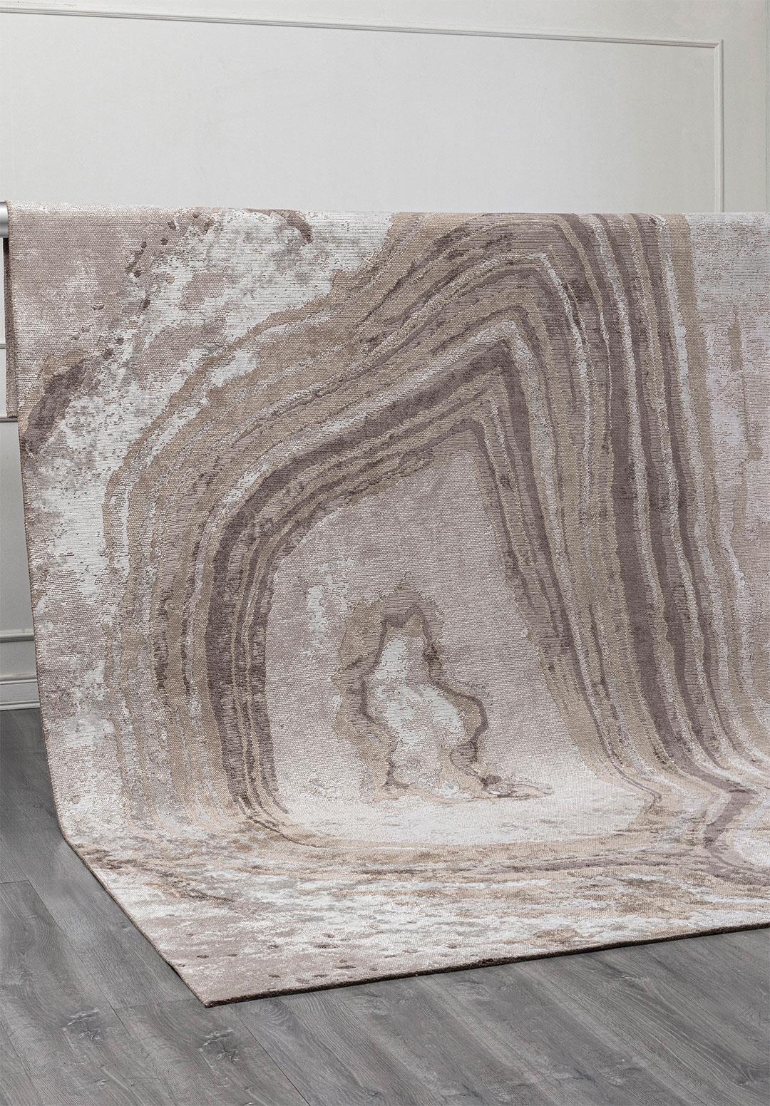 SMOKE BONE - LIGHT GREY - BEIGE - DARK GREY RUG