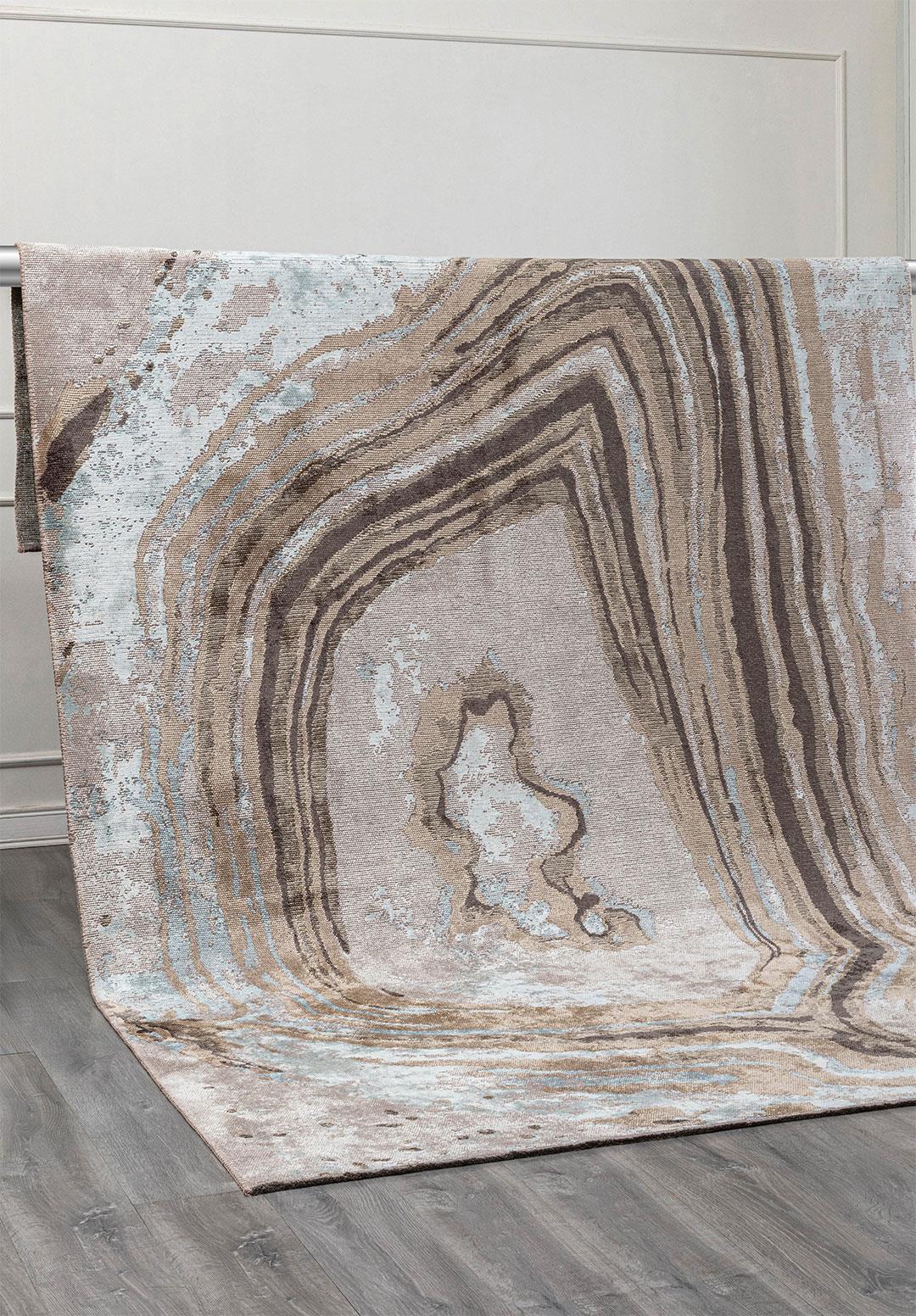 SMOKE BONE - ICE BLUE - BEIGE - ANTHRACITE RUG