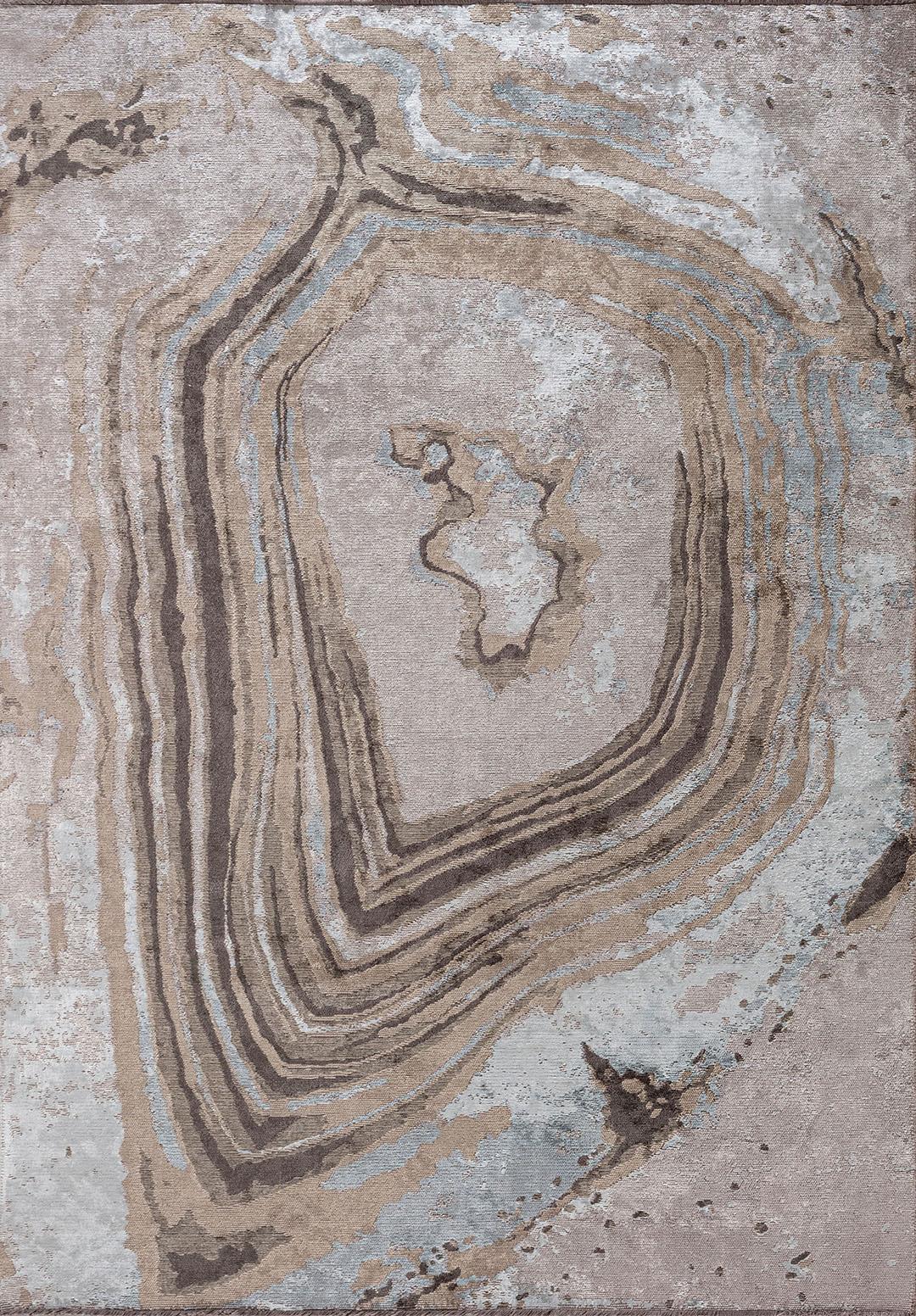 SMOKE BONE - ICE BLUE - BEIGE - ANTHRACITE RUG