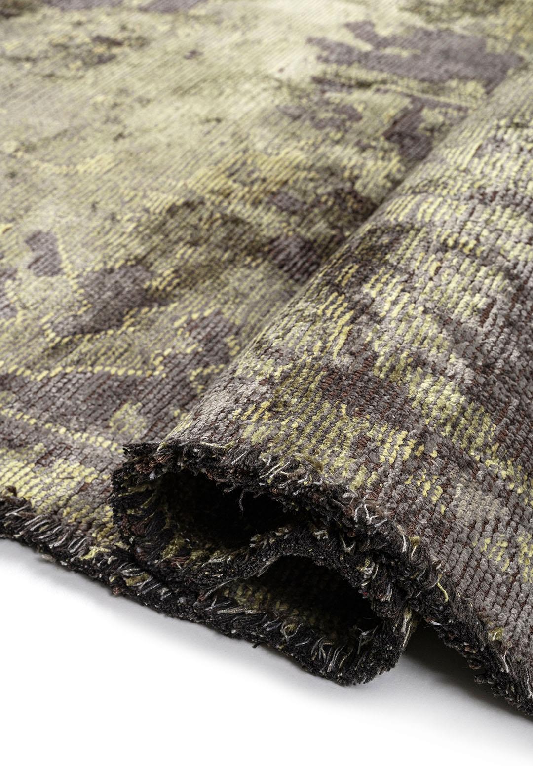 MONARCH ERA OLIVE GREEN - GREEN - KHAKI - ANTHRACITE RUG