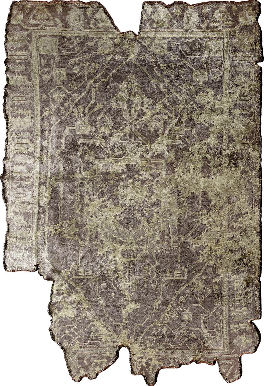 MONARCH ERA OLIVE GREEN - GREEN - KHAKI - ANTHRACITE RUG