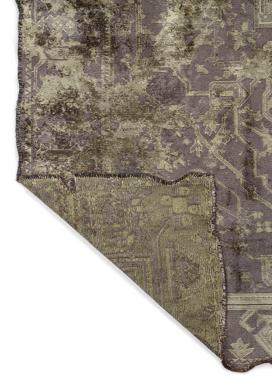 MONARCH ERA OLIVE GREEN - GREEN - KHAKI - ANTHRACITE RUG