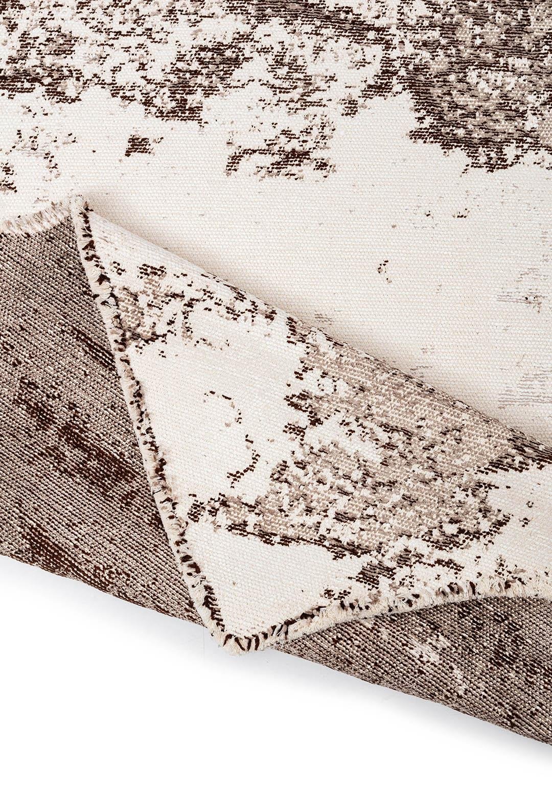 ASTRA WHITE - STONE - NOUGAT - DARK BROWN RUG