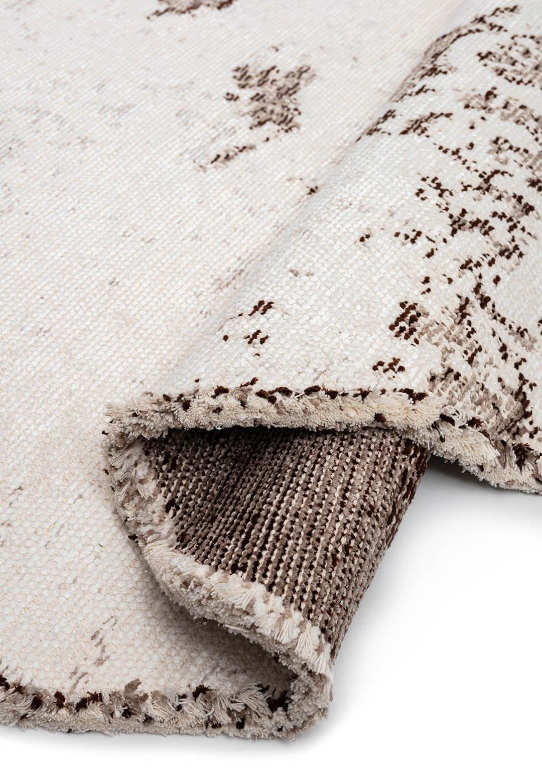 ASTRA WHITE - STONE - NOUGAT - DARK BROWN RUG