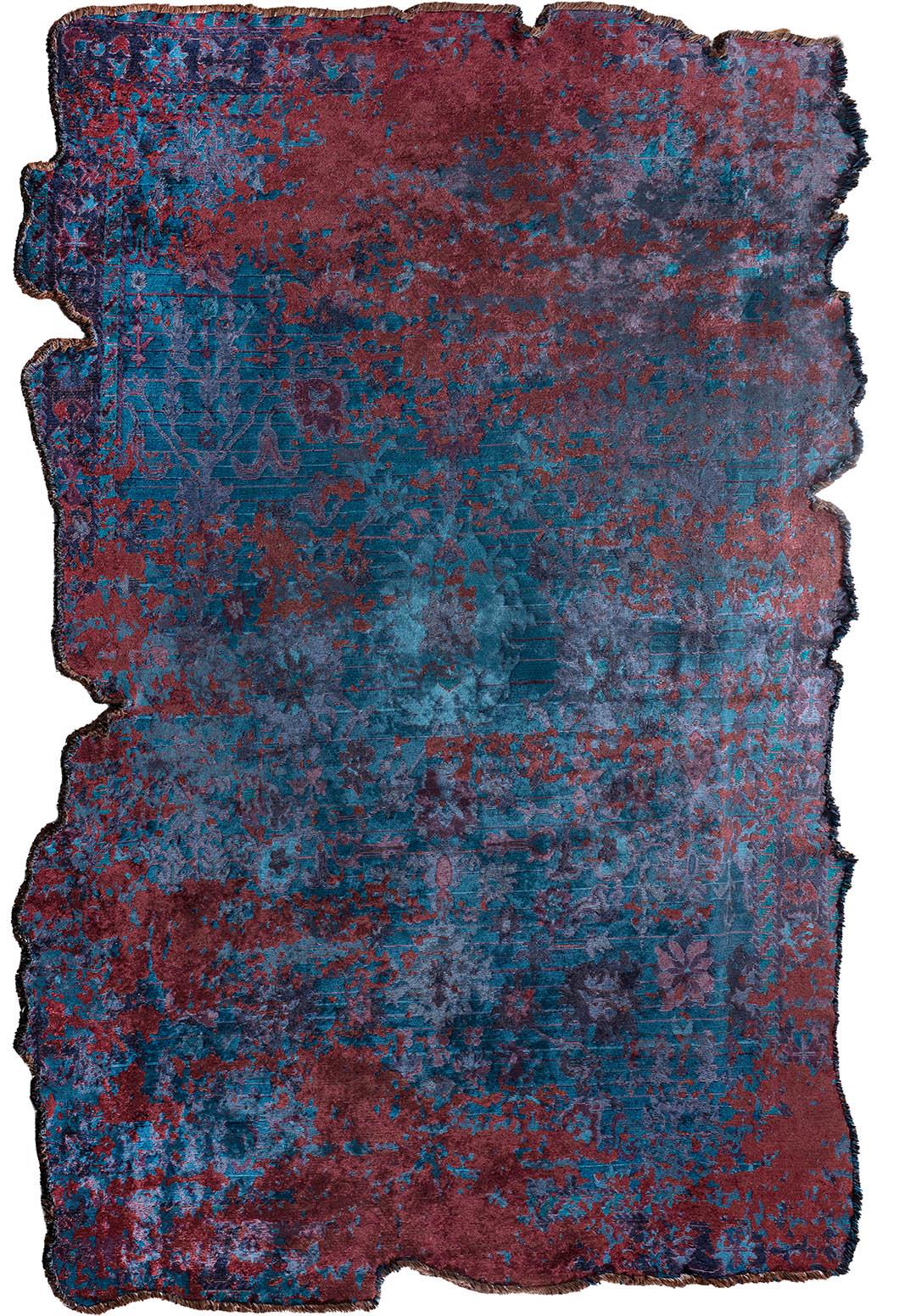 SPLENDOR ERA CHERRY - CYAN - DARK NAVY - NAVY BLUE RUG