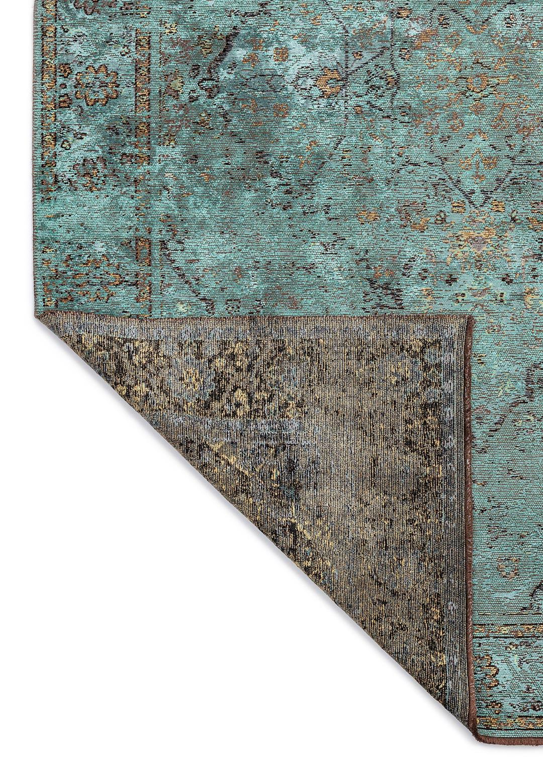 SIRENA TURQUOISE - BLUE - OLIVE GREEN - BLACK RUG