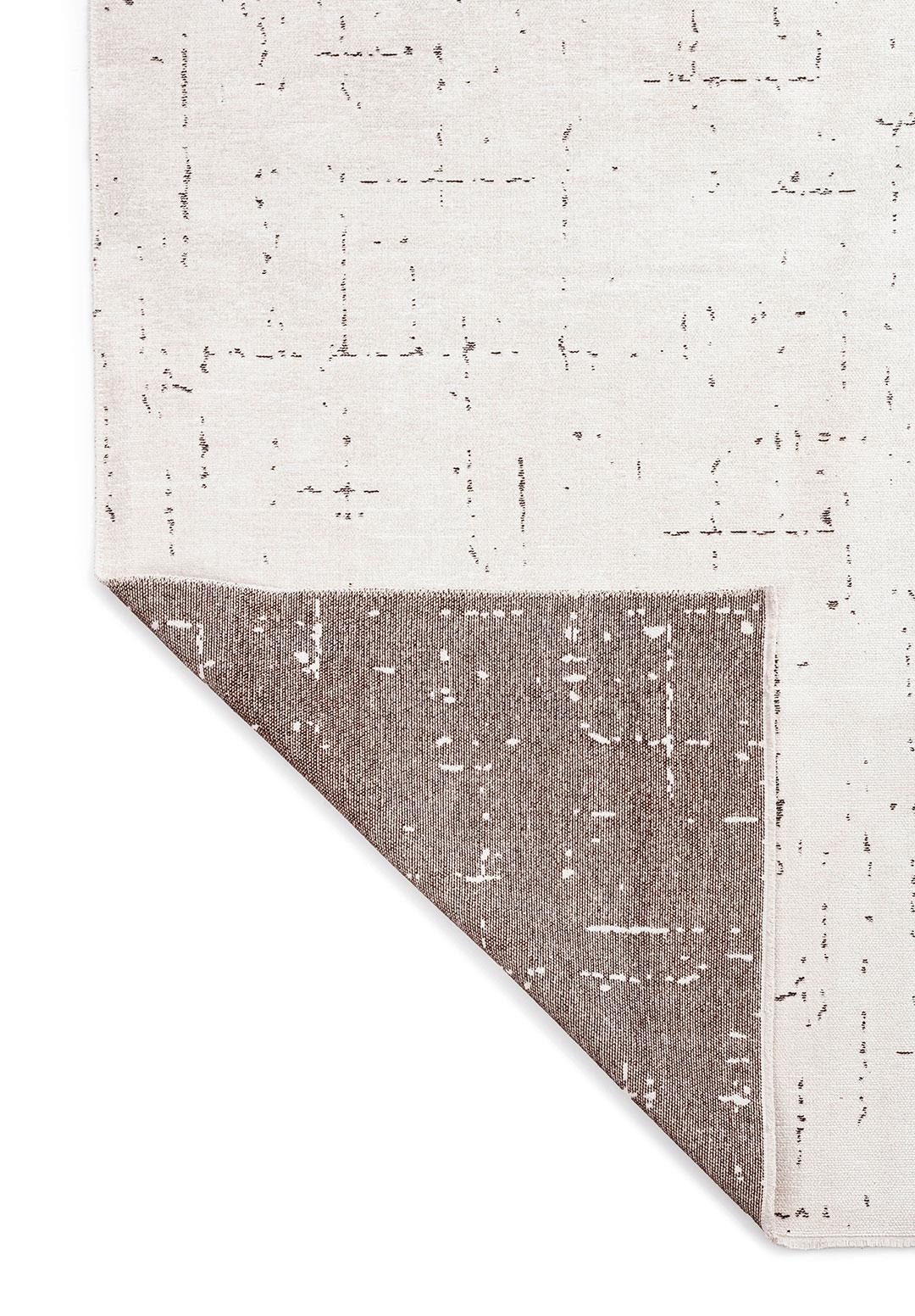 SAND DARK BROWN - ECRU RUG