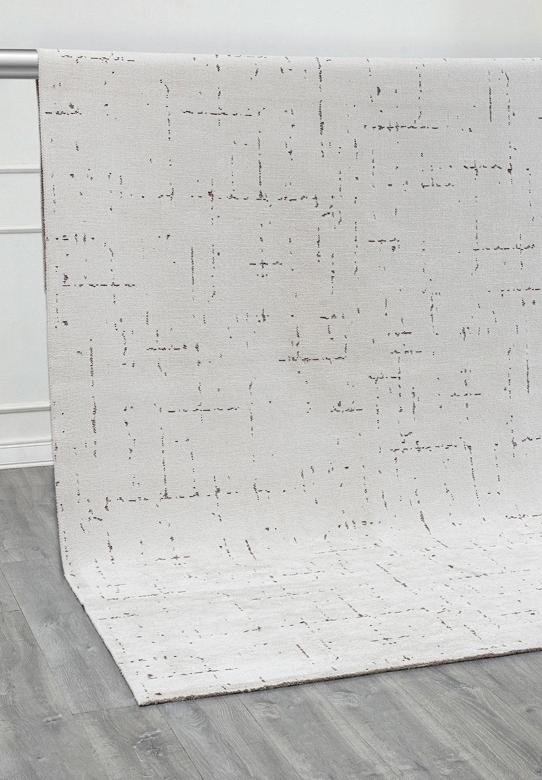 SAND DARK BROWN - ECRU RUG