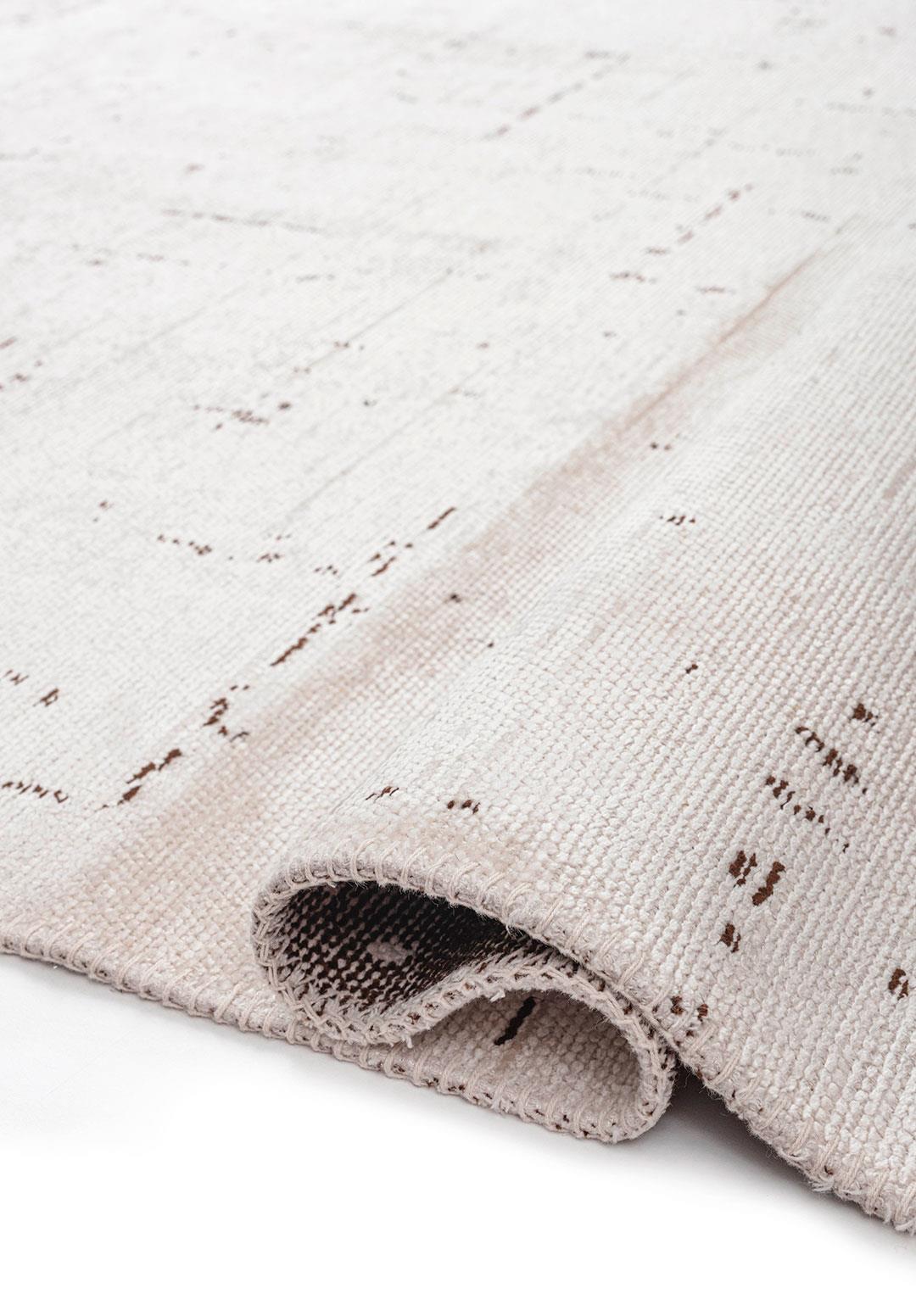 SAND DARK BROWN - ECRU RUG